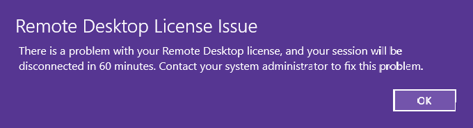 Windows Server 2019 Remote Desktop License Issue With User Cals